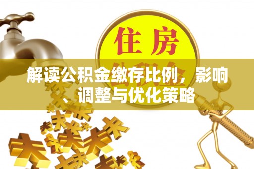 五指山解读公积金缴存比例，影响、调整与优化策略