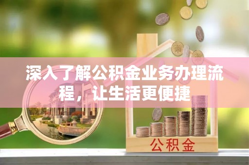 五指山深入了解公积金业务办理流程，让生活更便捷