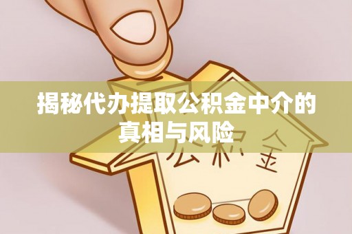 五指山揭秘代办提取公积金中介的真相与风险