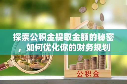 五指山探索公积金提取金额的秘密，如何优化你的财务规划