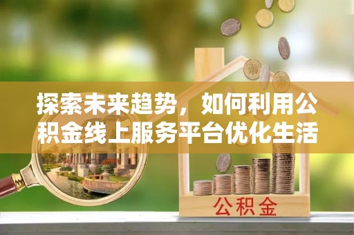 五指山探索未来趋势，如何利用公积金线上服务平台优化生活