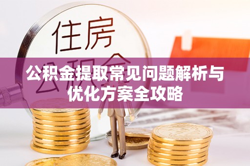 五指山公积金提取常见问题解析与优化方案全攻略