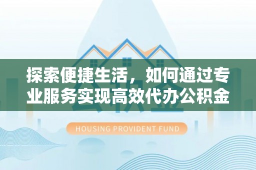 五指山探索便捷生活，如何通过专业服务实现高效代办公积金提取