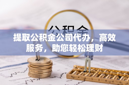 五指山提取公积金公司代办，高效服务，助您轻松理财
