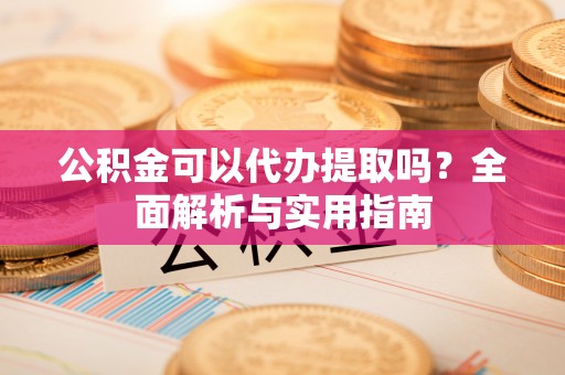 五指山公积金可以代办提取吗？全面解析与实用指南