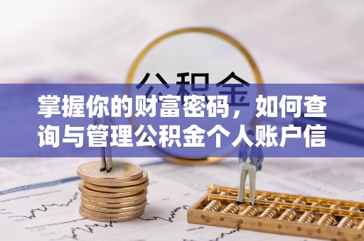 五指山掌握你的财富密码，如何查询与管理公积金个人账户信息