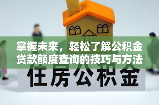 五指山掌握未来，轻松了解公积金贷款额度查询的技巧与方法