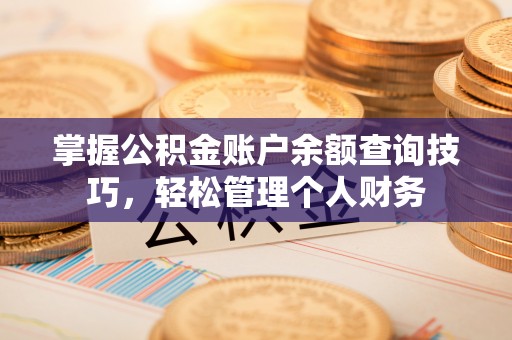 五指山掌握公积金账户余额查询技巧，轻松管理个人财务