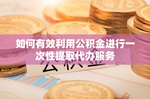 五指山如何有效利用公积金进行一次性提取代办服务
