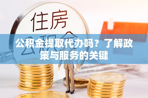 五指山公积金提取代办吗？了解政策与服务的关键