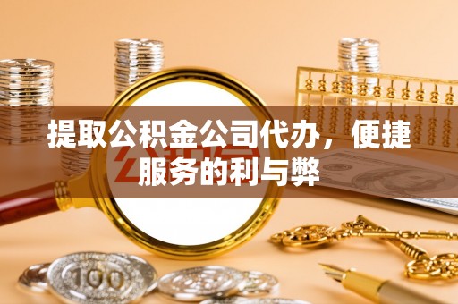 五指山提取公积金公司代办，便捷服务的利与弊