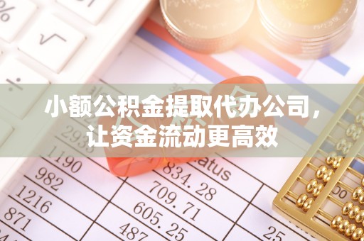 五指山小额公积金提取代办公司，让资金流动更高效